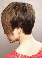 fryzury krótkie - uczesanie damskie z włosów krótkich zdjęcie numer 21